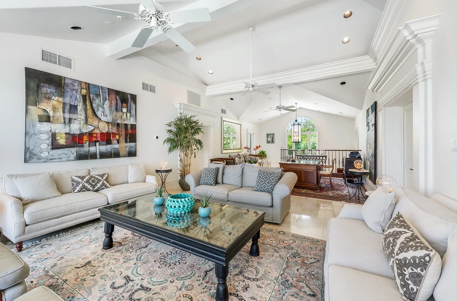 Modern Caribbean living room