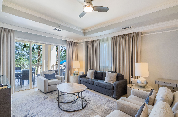 Modern Caribbean living room